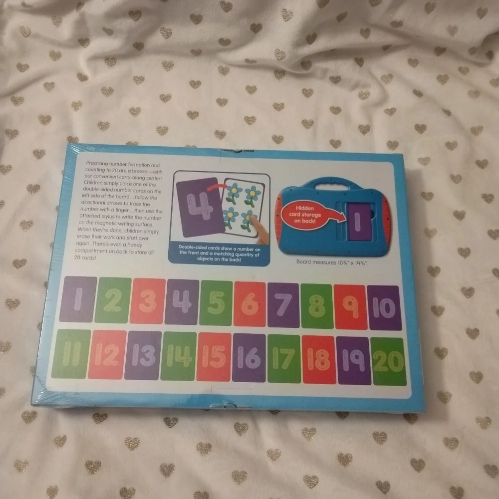 🔥3/$70 *NWT* Lakeshore Trace & Write Number Center